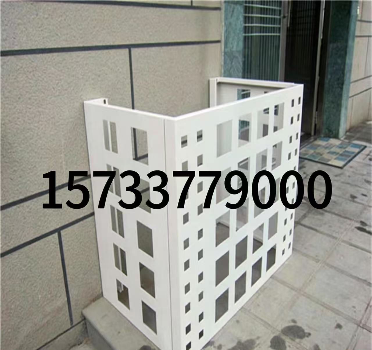 常德市铝合金空调罩铝合金百叶窗 - 厂家